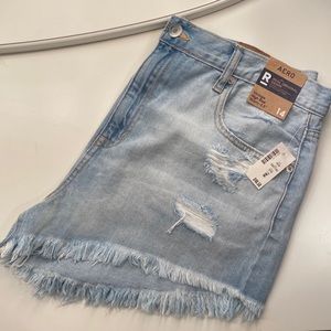New with tags- AERO high-waisted jean shorts